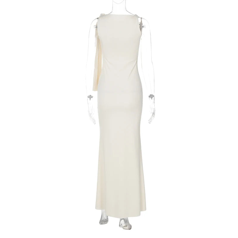 Robe Longue Valentina – Silhouette Sculptée