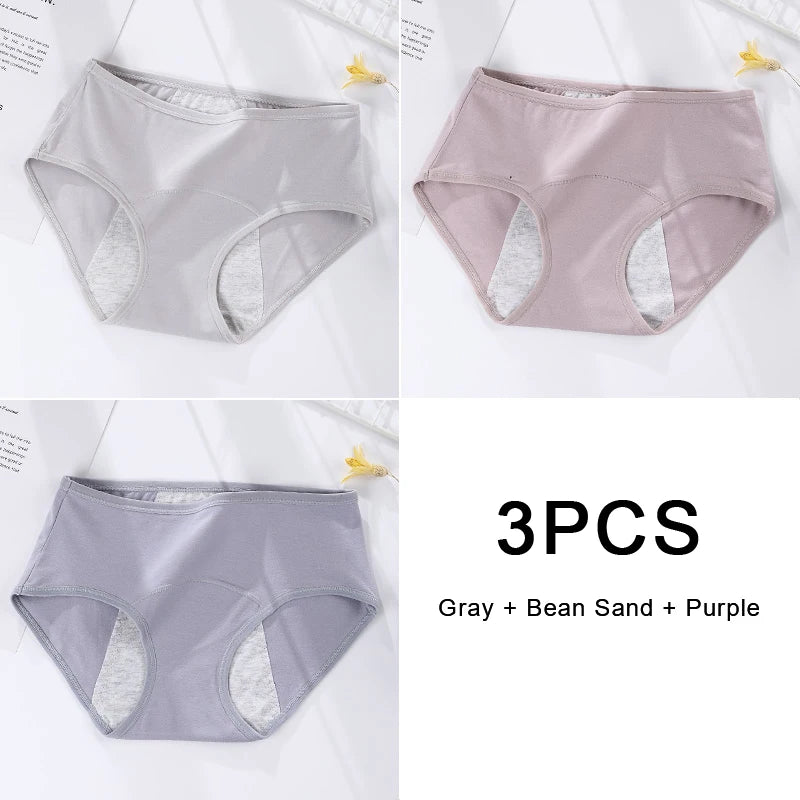 Trio Alba – Culottes Menstruelles en Coton