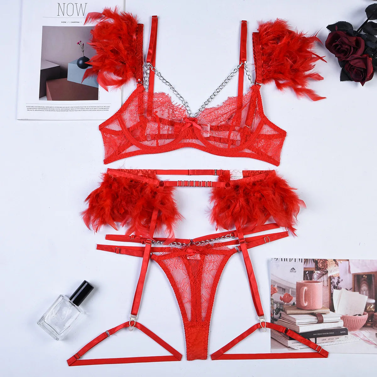 La Tentation de la Déesse : ensemble de lingerie