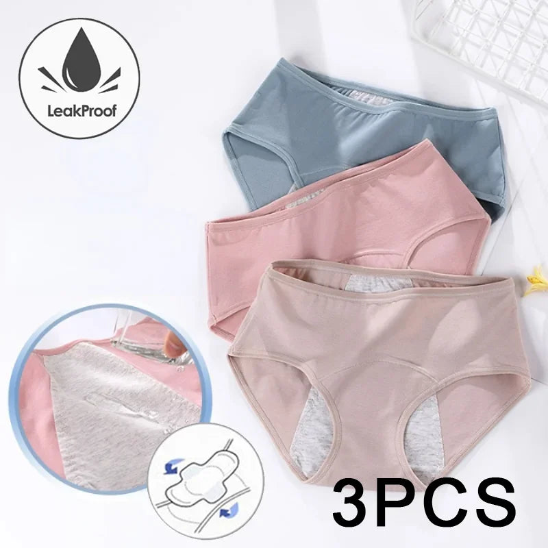 Trio Alba – Culottes Menstruelles en Coton