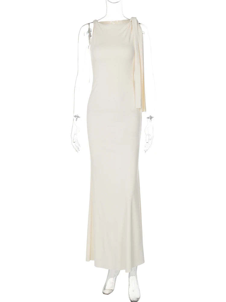Robe Longue Valentina – Silhouette Sculptée