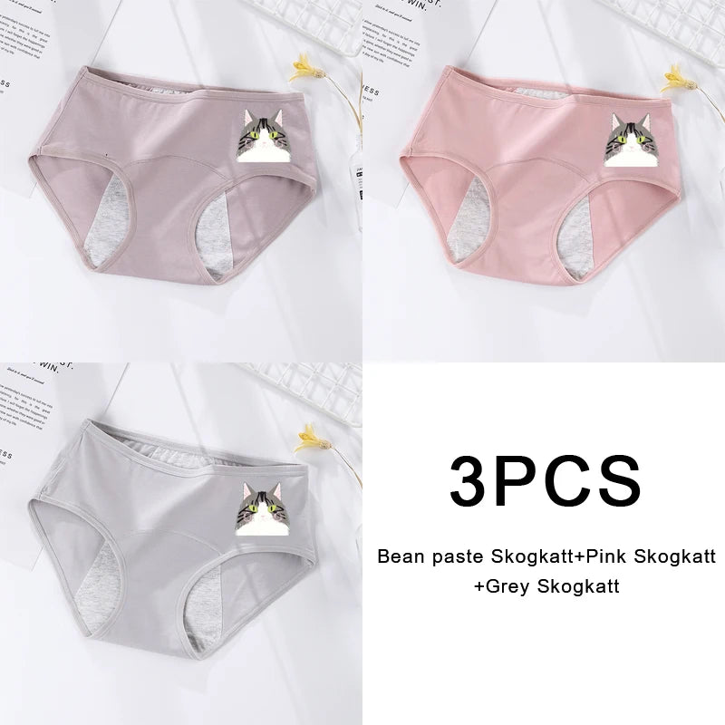 Trio Alba – Culottes Menstruelles en Coton