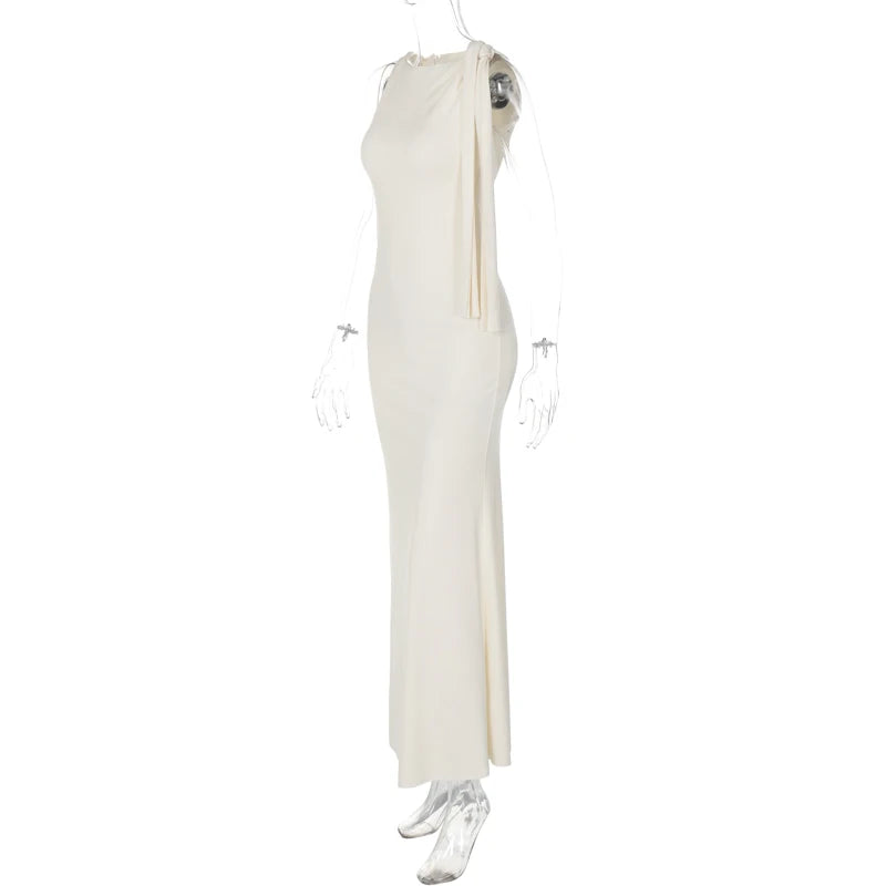 Robe Longue Valentina – Silhouette Sculptée