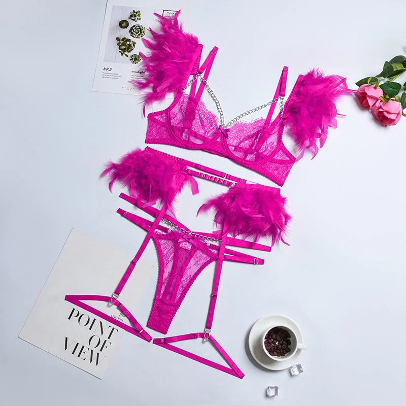 La Tentation de la Déesse : ensemble de lingerie
