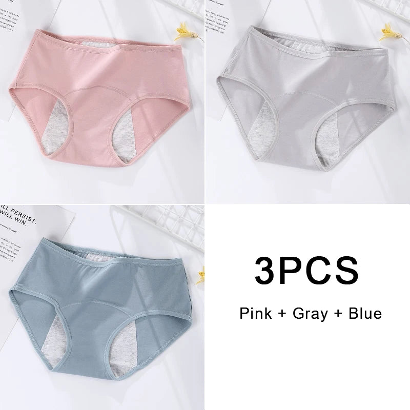 Trio Alba – Culottes Menstruelles en Coton