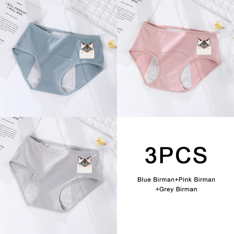 Trio Alba – Culottes Menstruelles en Coton