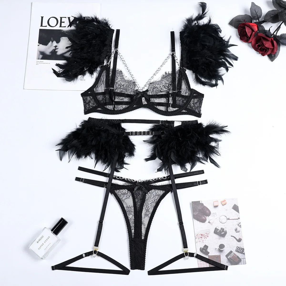 La Tentation de la Déesse : ensemble de lingerie
