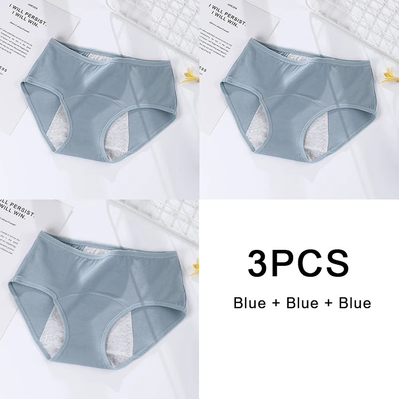 Trio Alba – Culottes Menstruelles en Coton